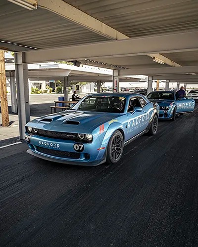 Radford cars parked up